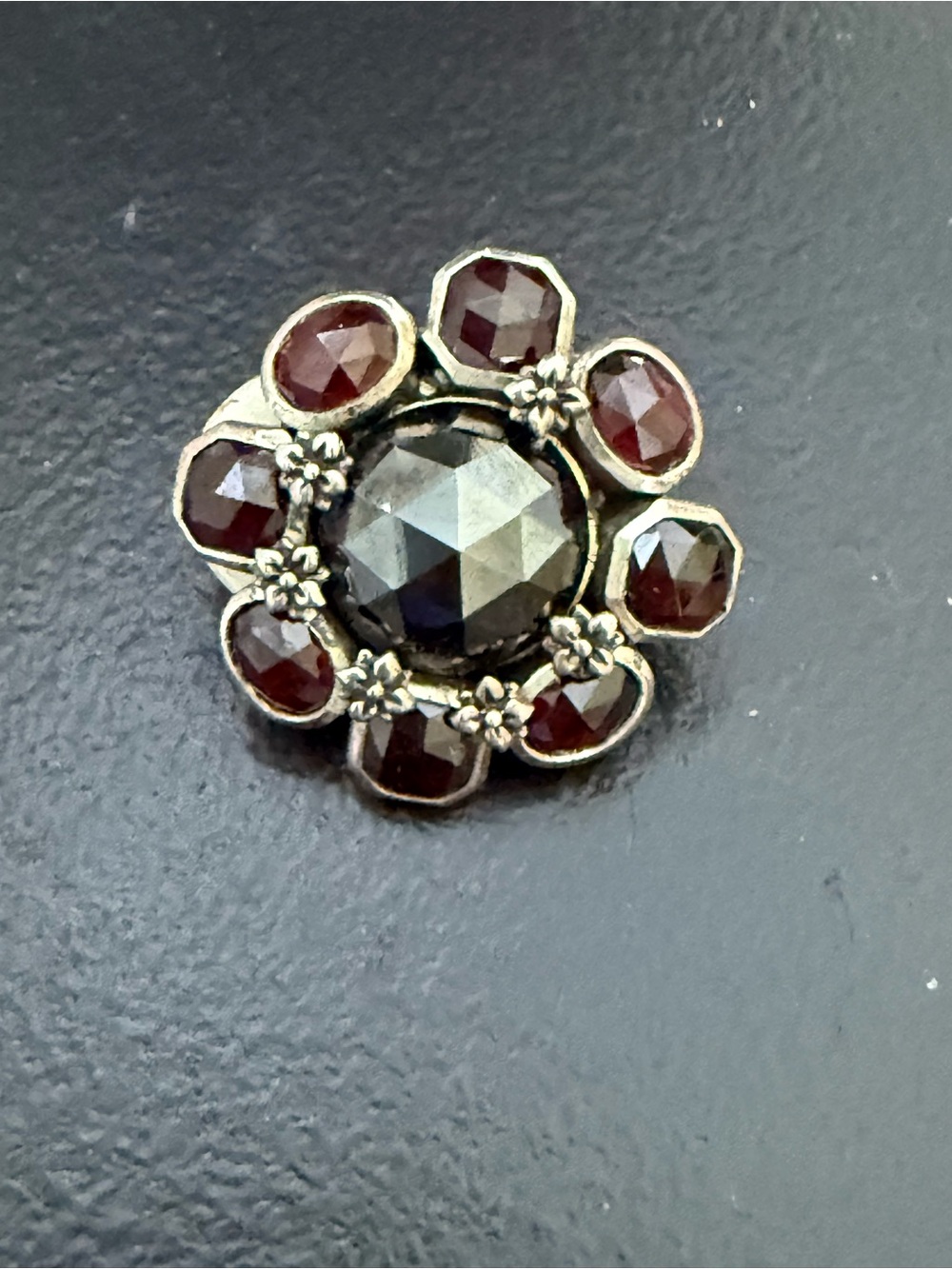 Stephen Dweck  925", Cluster Halo Single Earring